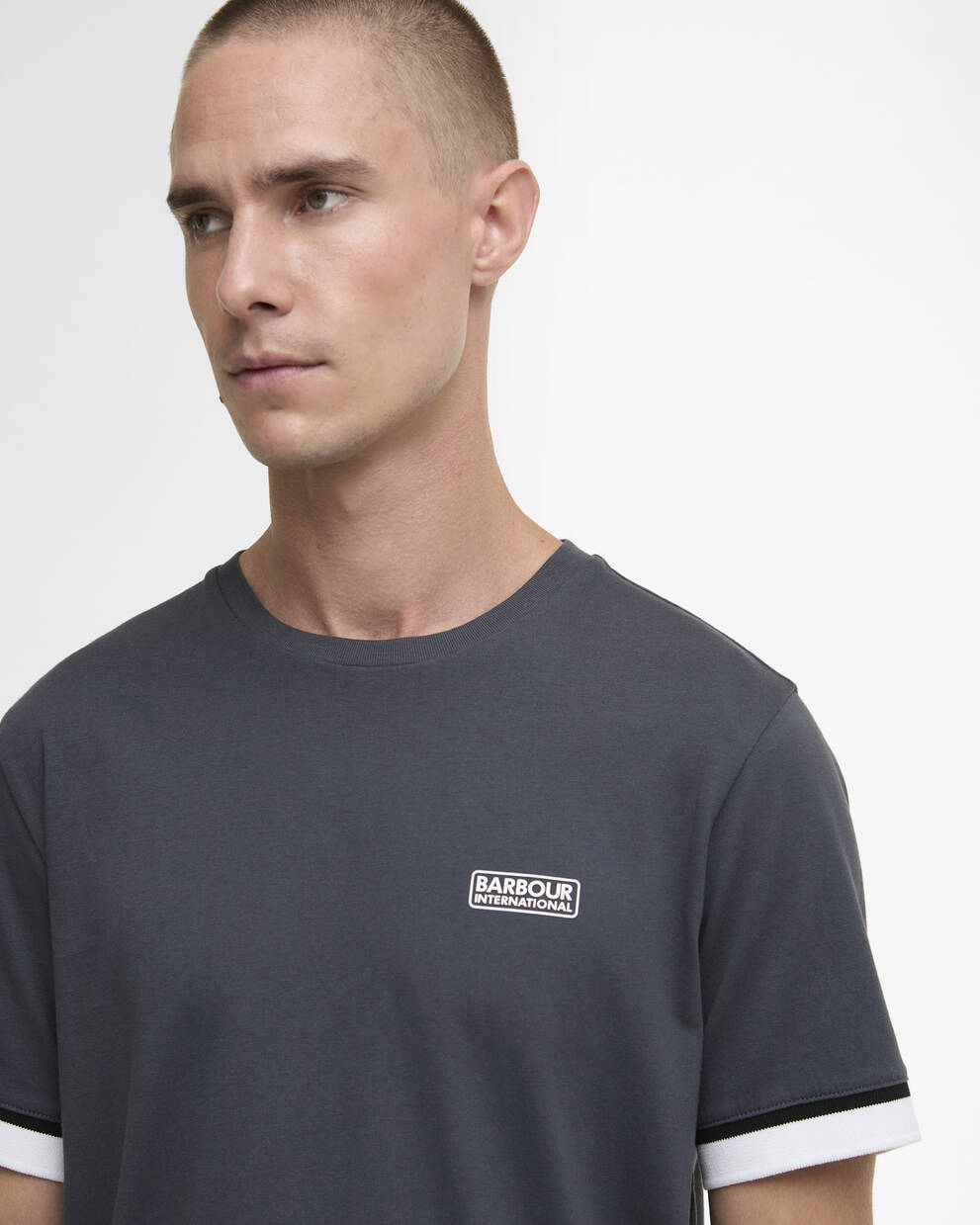 Deep Cuff Evan Tipped T-Shirt