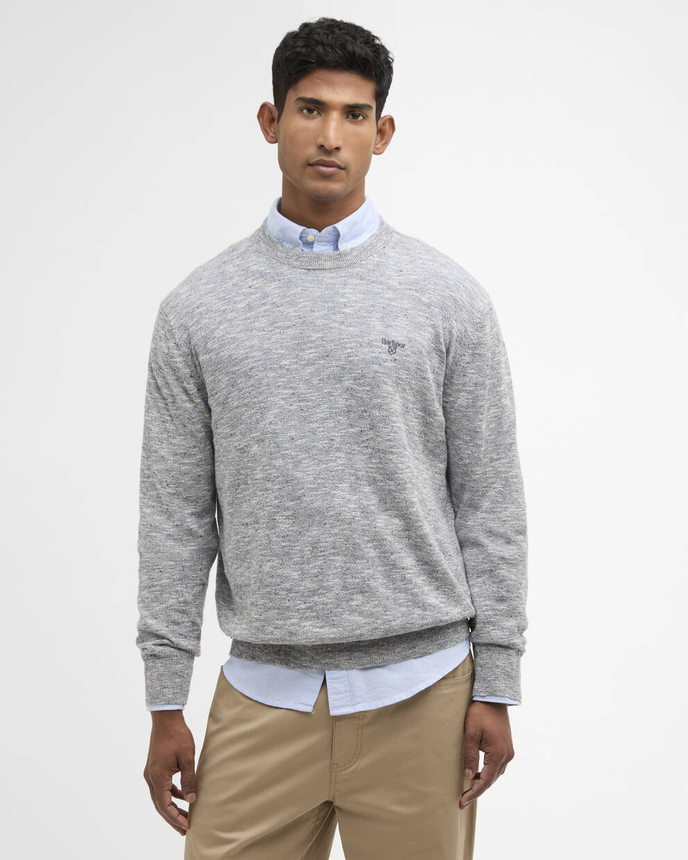 Maglione girocollo in misto lino Flaxby