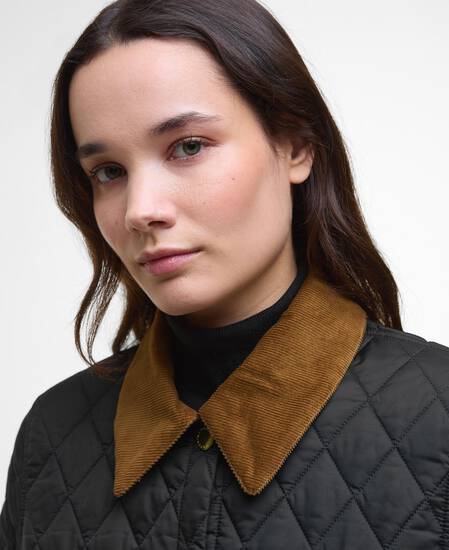 Giacca trapuntata Liddesdale Cropped Icons Black/Classic