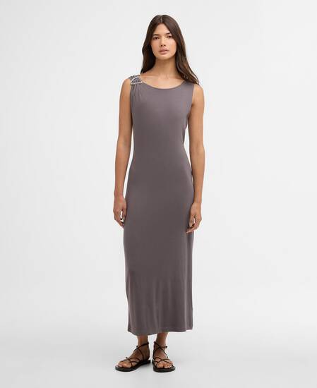 Gigi Midi Dress Lavender Grey