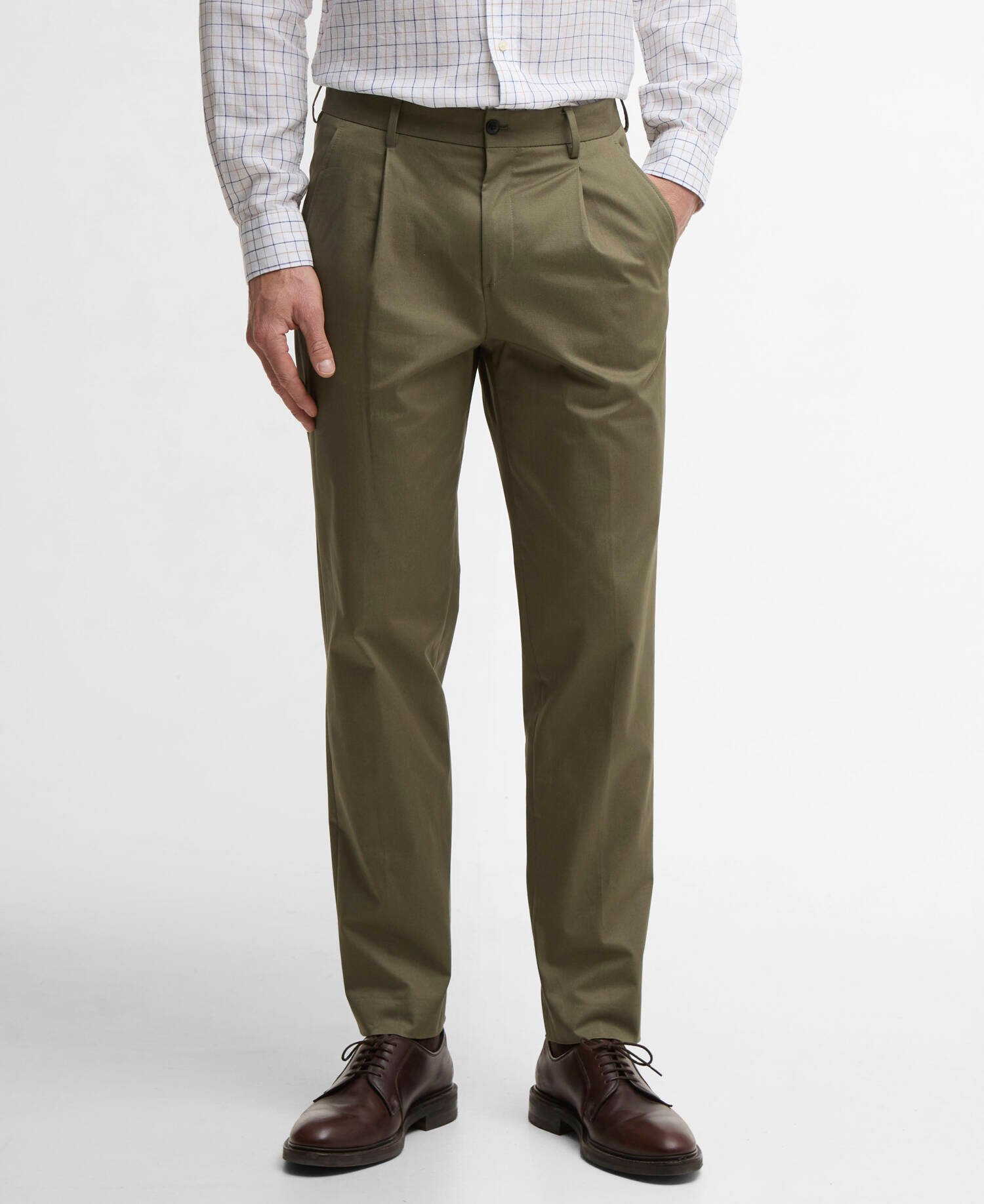 Pantaloni in cotone Bellamy Olive image number 1