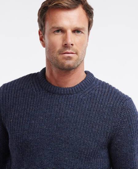 New Tyne Crew Neck Jumper Denim