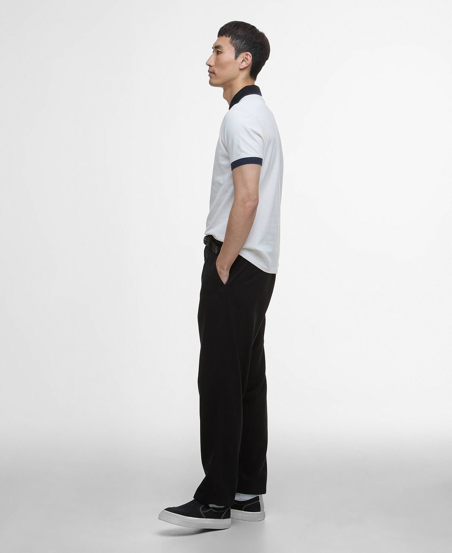 Howall Short-Sleeved Polo Shirt Whisper White image number 1