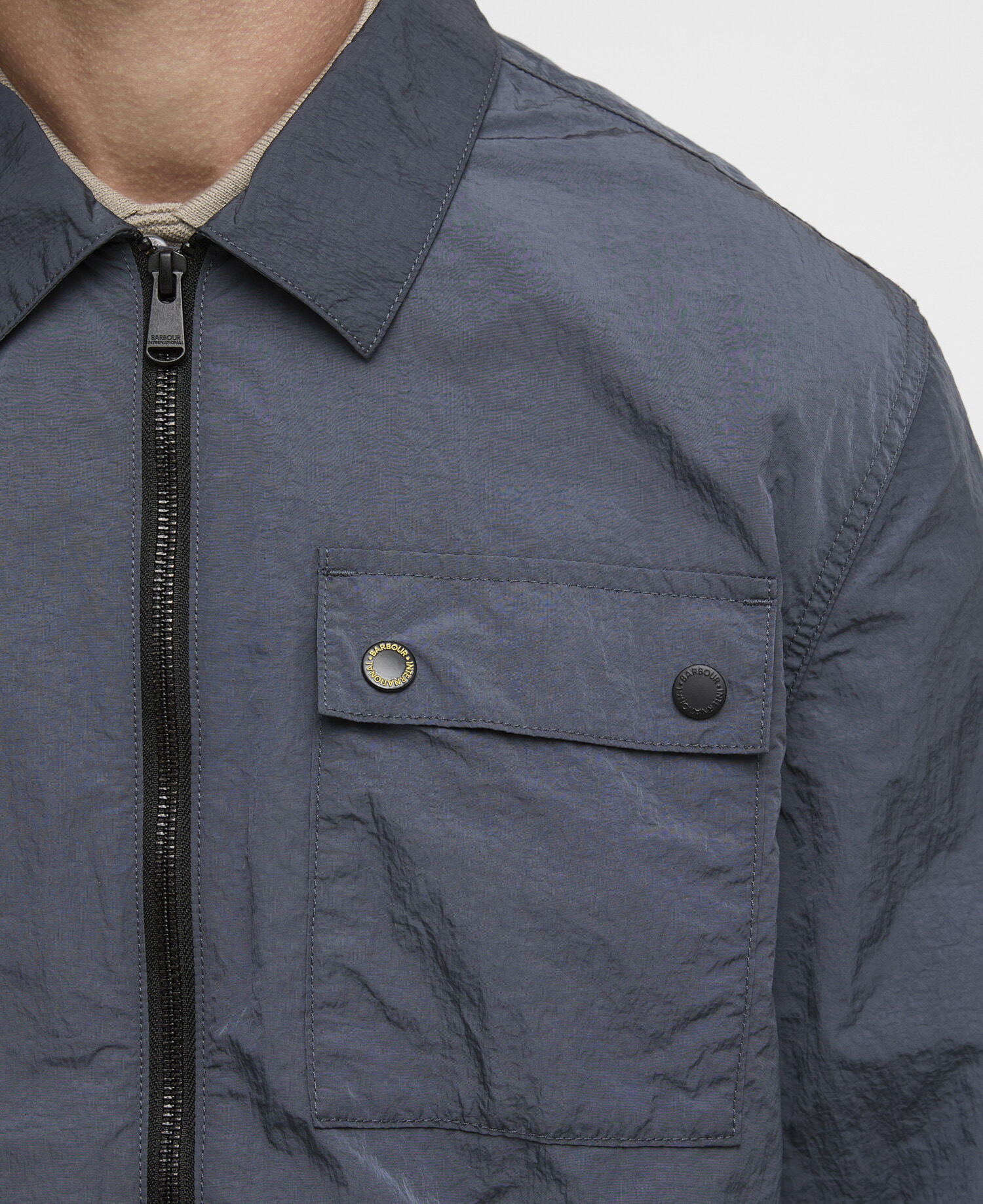 Inline Overshirt Storm Grey