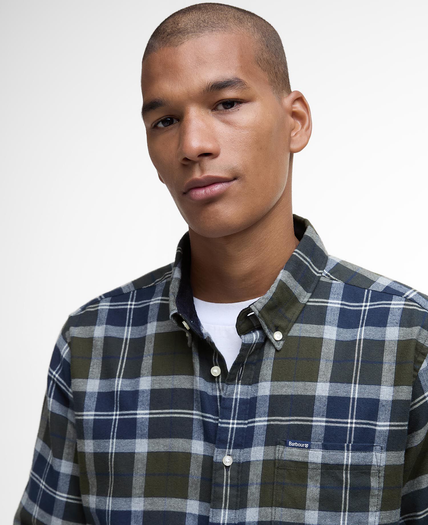 Rasay Tailored Long-Sleeved Shirt Fernwood Tartan
