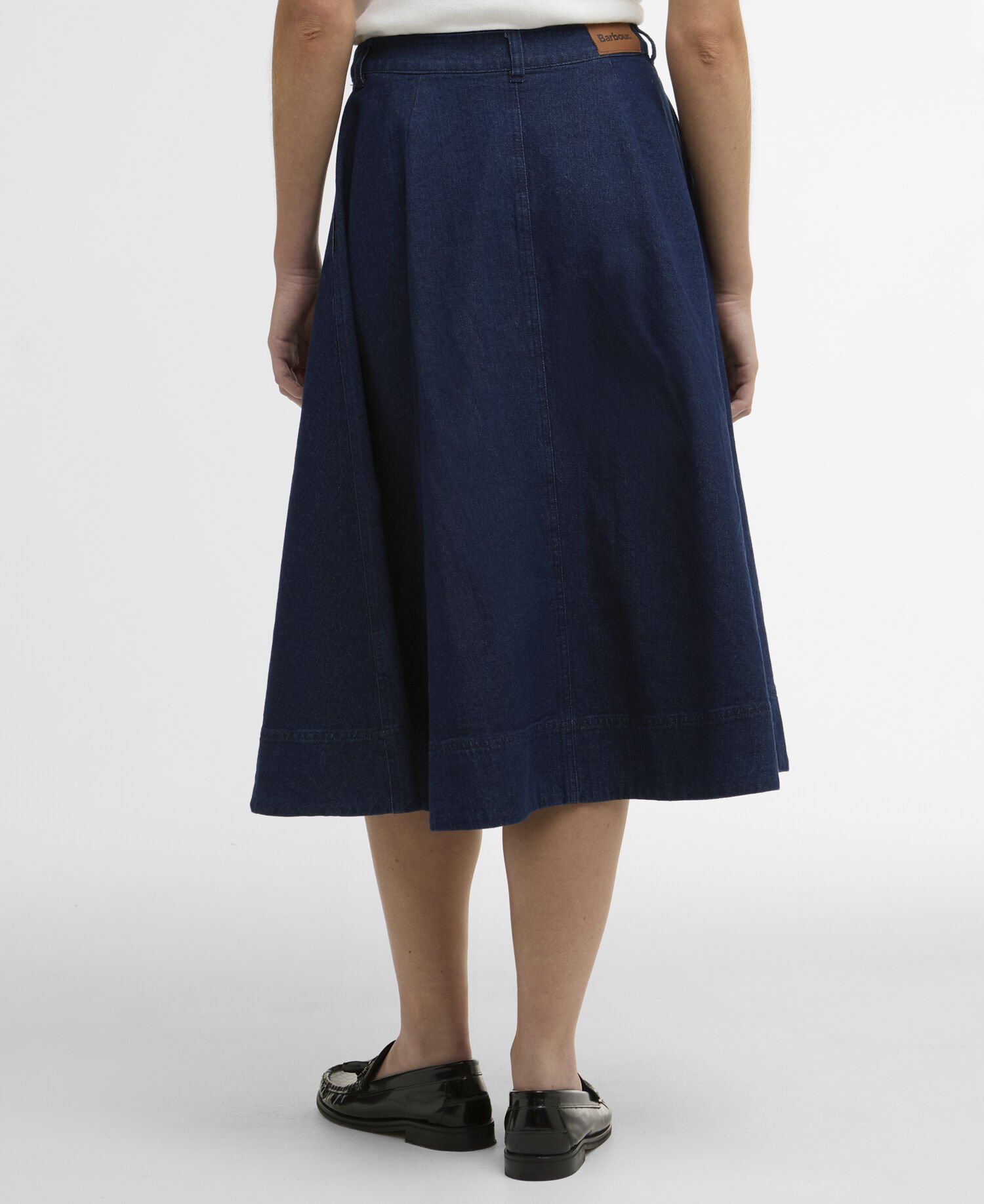 Gonna midi in denim Maia Rinse Wash