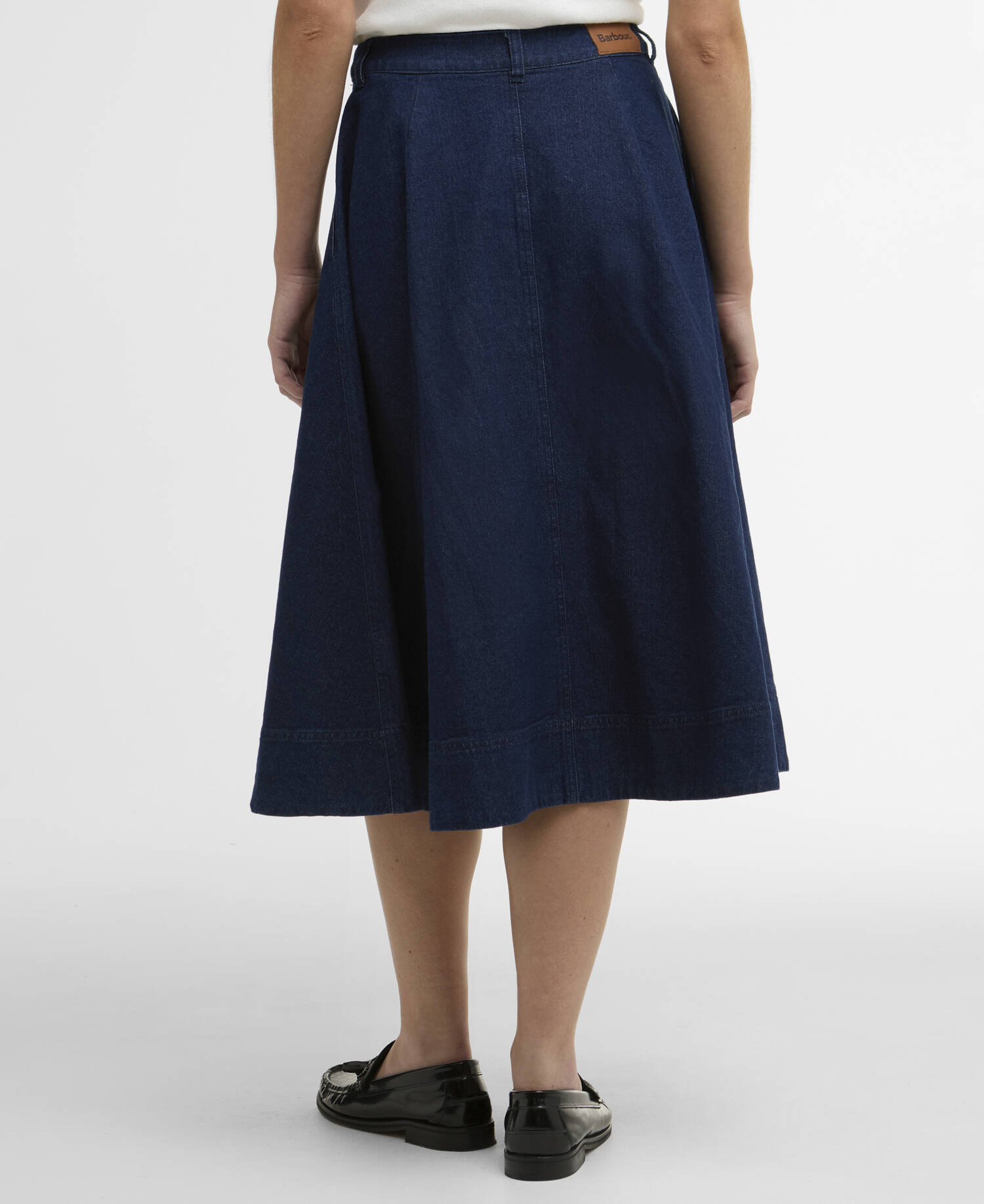 Gonna midi in denim Maia Rinse Wash image number 2