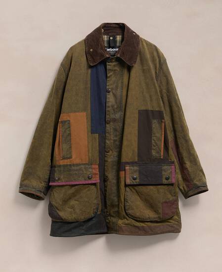 Barbour Re-loved Supa Men's Border Waxed Jacket - Size 42