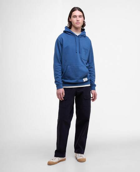Apton Relaxed Hoodie Dark Denim