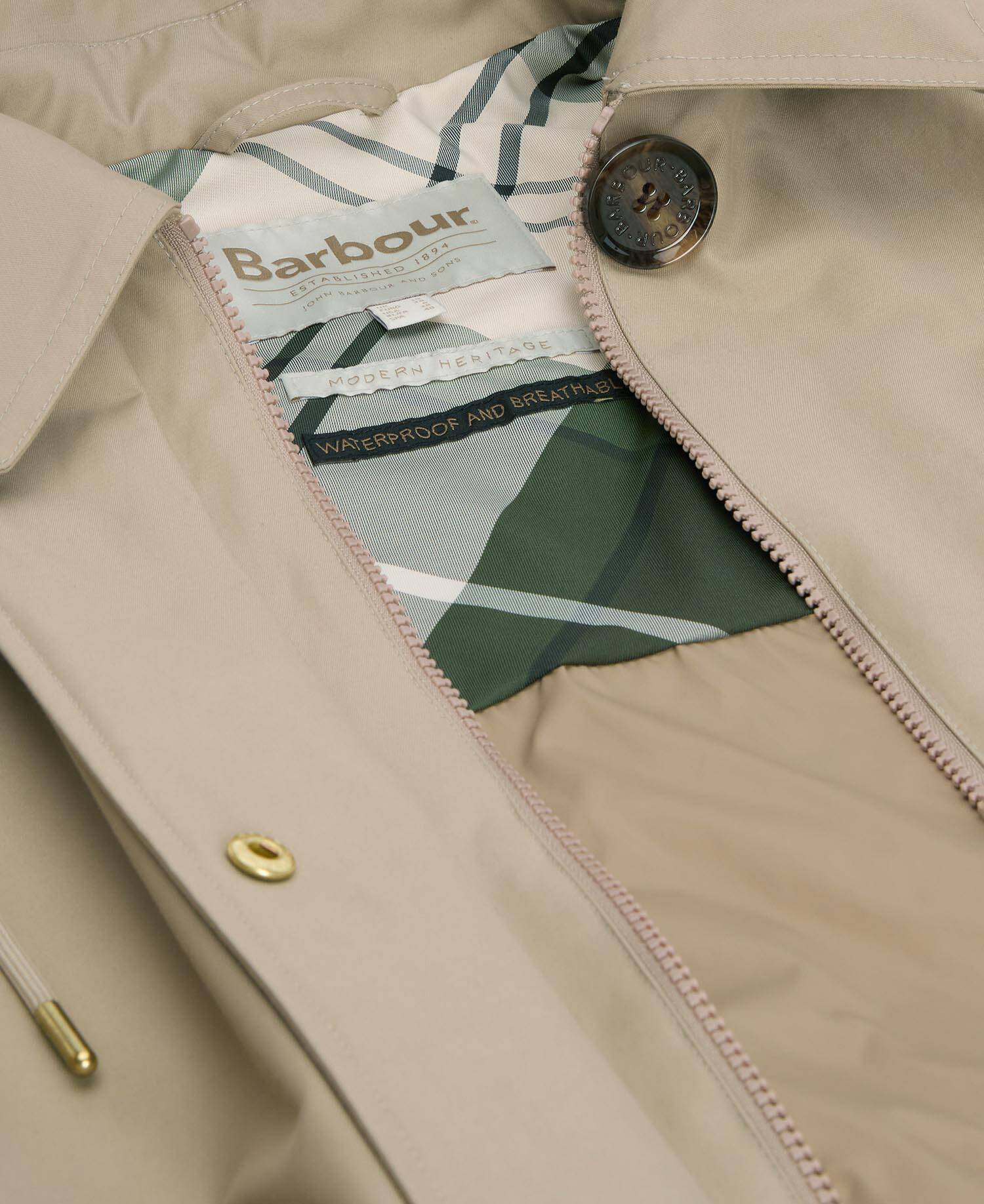 Bronagh Waterproof Jacket Honey/Ancient Poplar image number 5