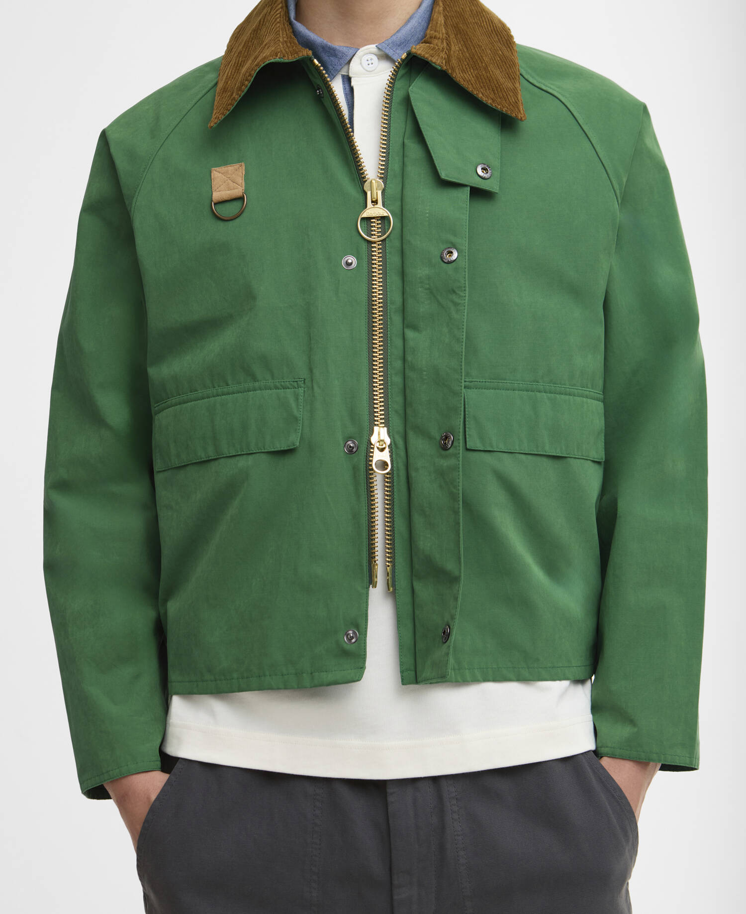 Jacke Spey Oversized Casual Racing Green image number 4