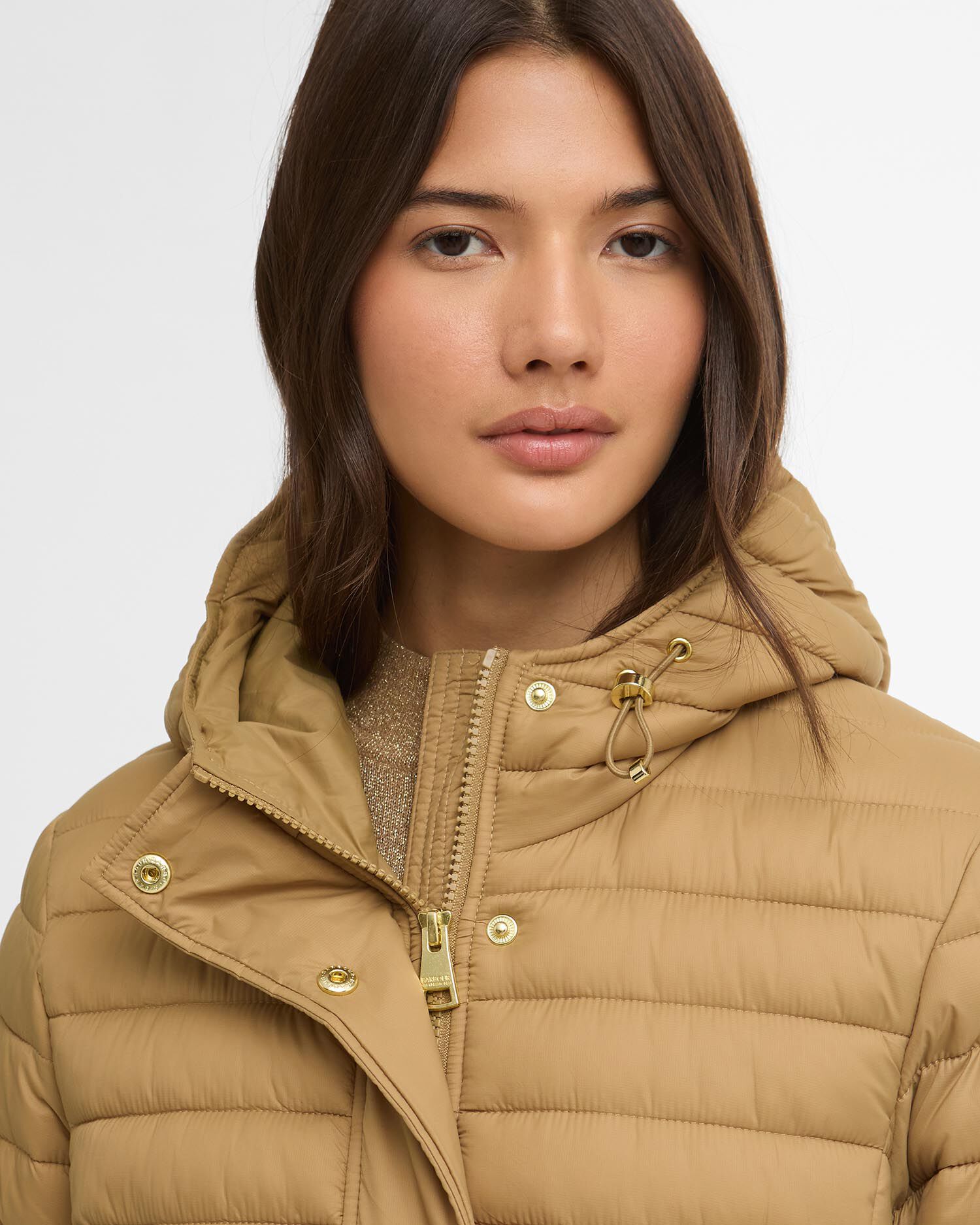 Longline Jada Puffer Jacket Antique Bronze