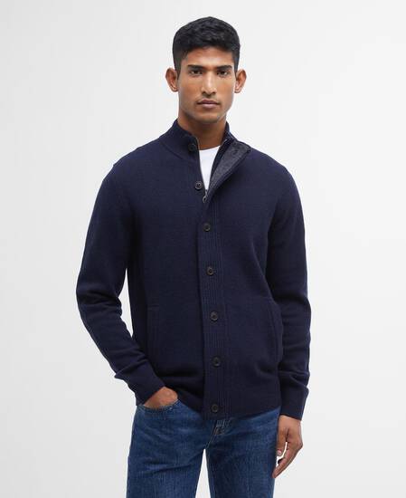 Essential Elbow-Patch Cardigan 