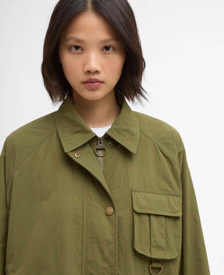 Giacca antipioggia Debbie Burnt Olive