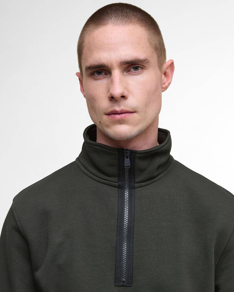 Outline Half-Zip Sweatshirt