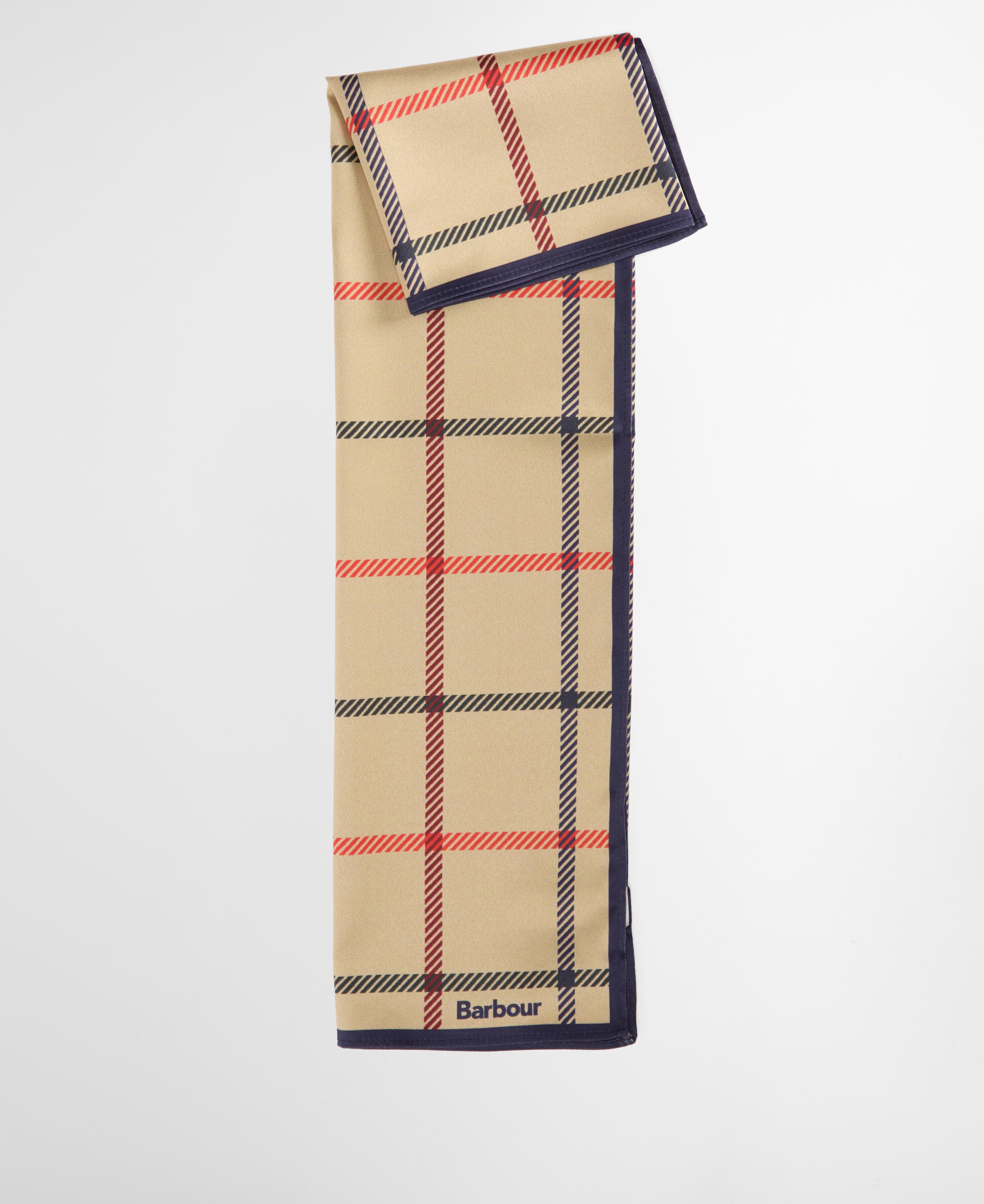 Mackworth Head Scarf Beige Tattersall