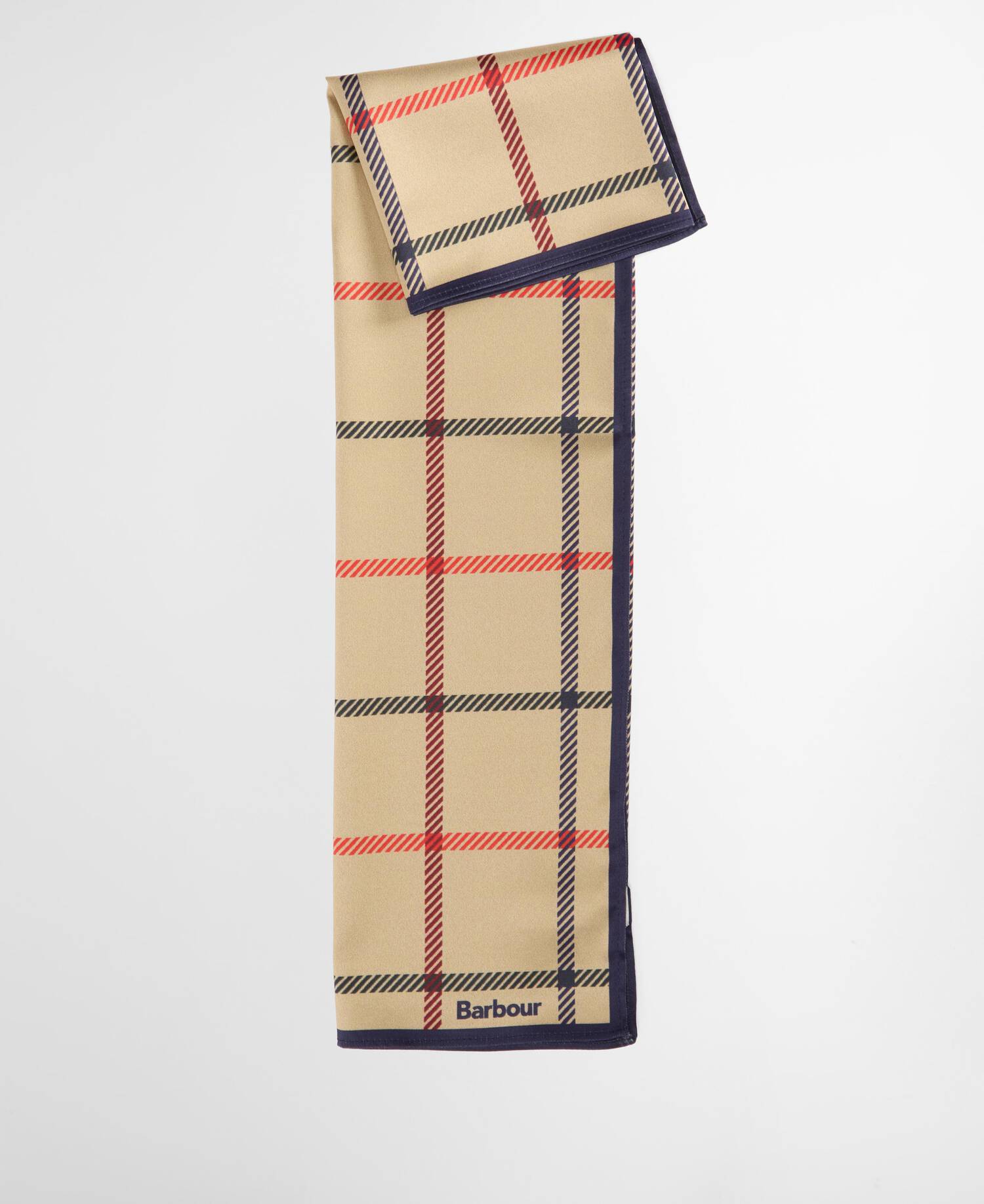 Mackworth Head Scarf Beige Tattersall image number 0