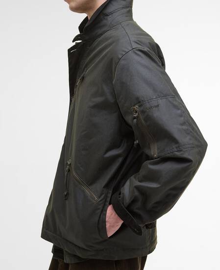 Hanger Waxed Deck Jacket Archive Olive