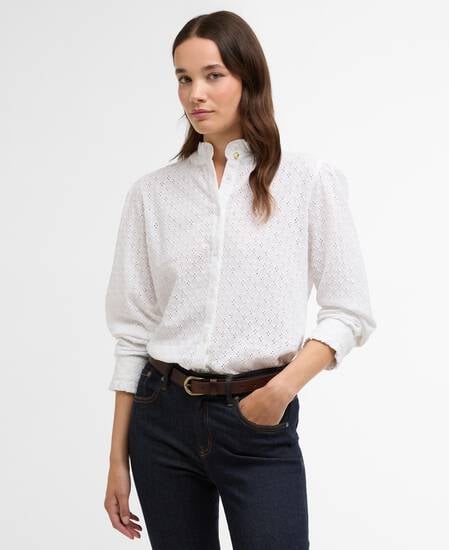 Cynthia Long-Sleeved Shirt White