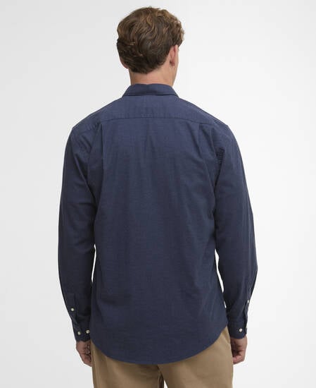Aukside Regular Shirt Navy Marl