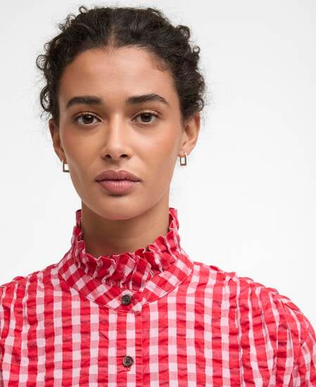 Esther Gingham Oversized Shirt Multi