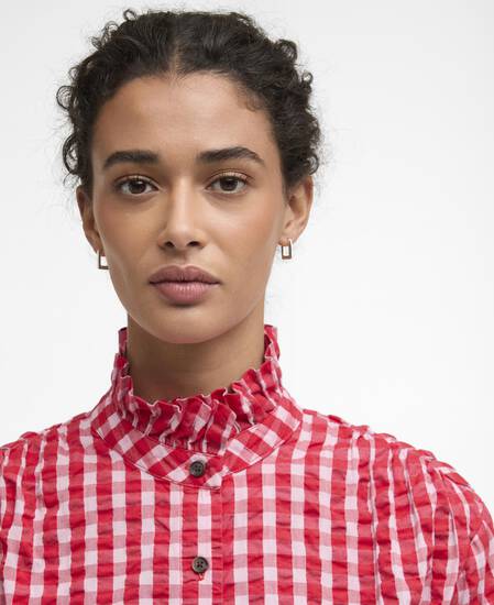 Esther Gingham Oversized Shirt Multi