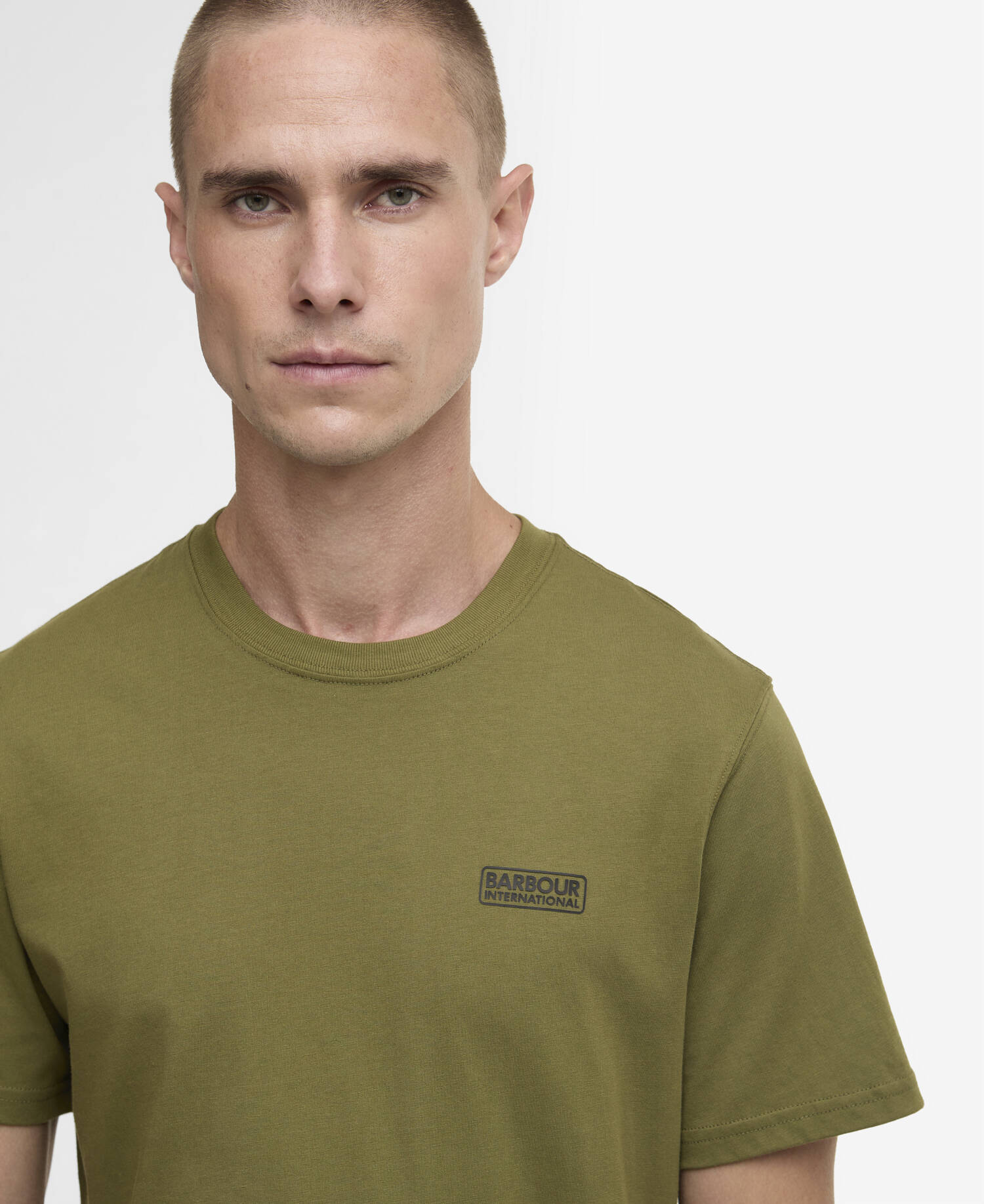 Small Logo T-Shirt Cable Olive image number 3