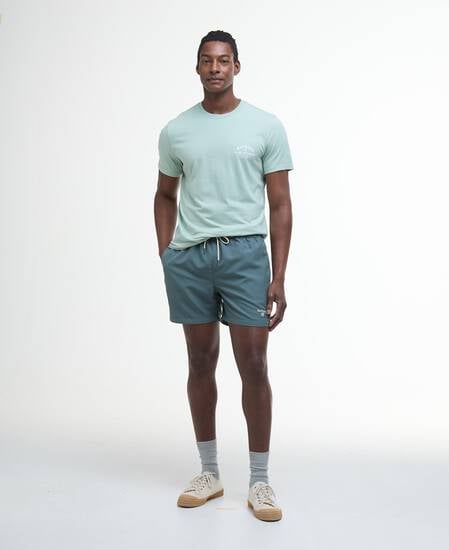 Logo Swim Shorts Vintage Teal