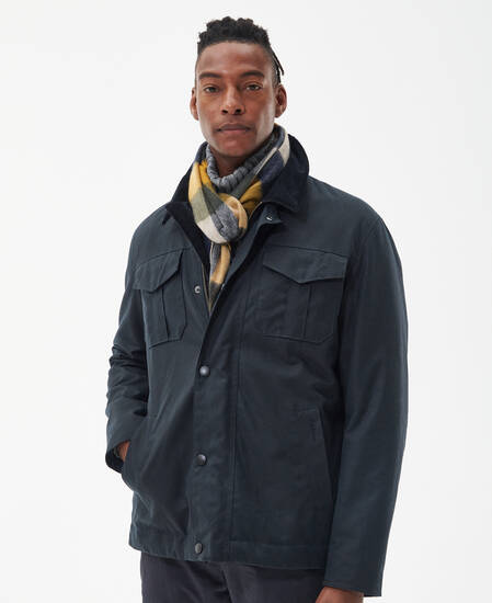 Large Tattersall Scarf Forest Mist