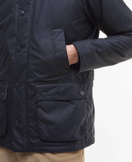 Ambleside Waxed Jacket Navy/Tartan Tbc