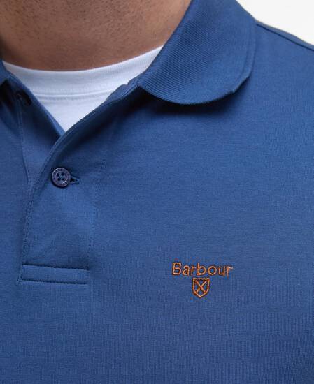 Austwick Tipped Polo Shirt Dark Denim