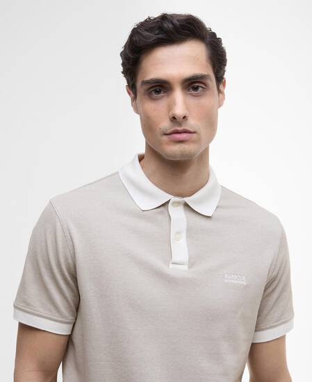 Morley Oxford Polo Shirt Whisper White/Brindle Morley Oxford Polo Shirt Whisper White/Brindle