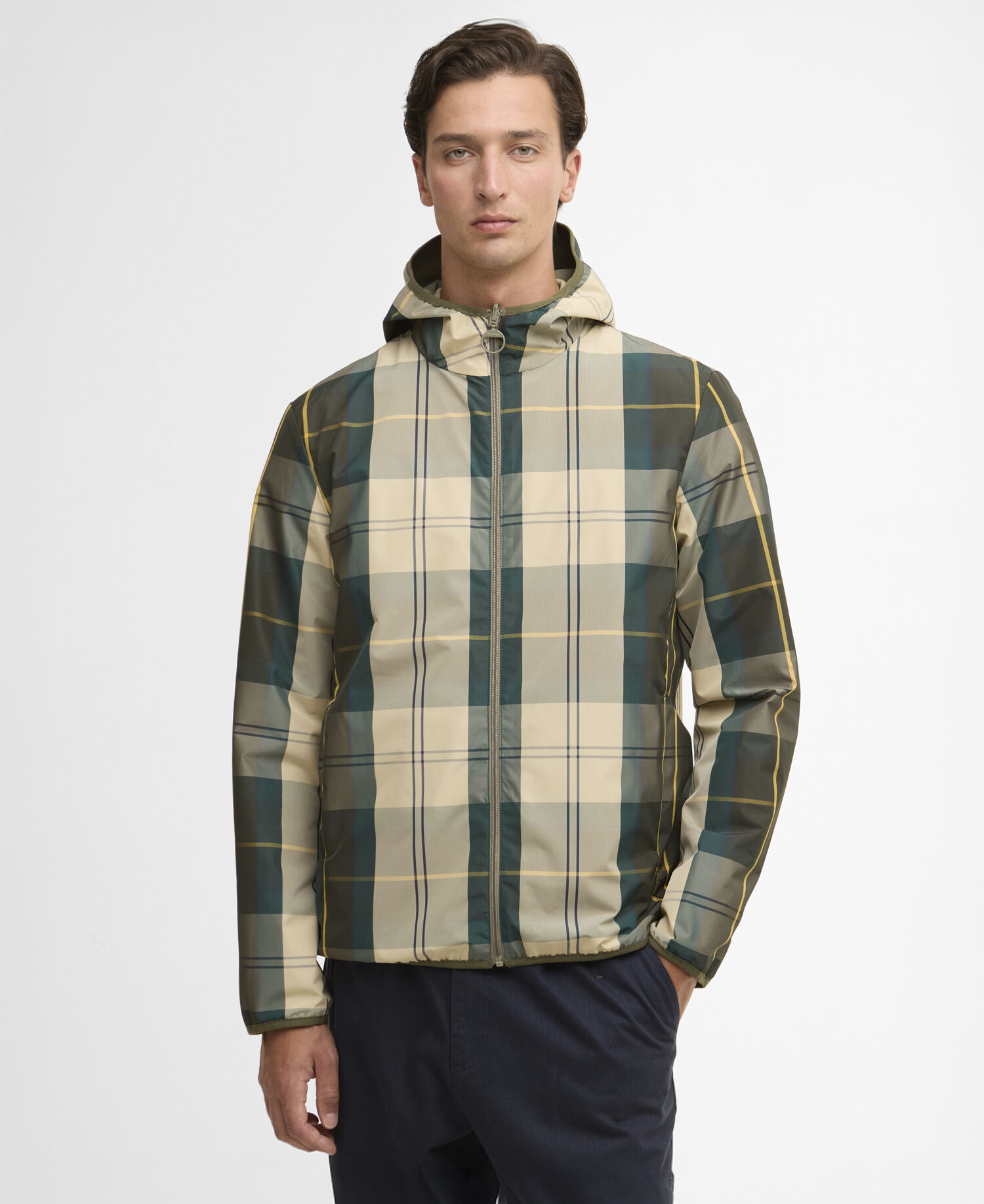 Reversible Kemble Showerproof Jacket Dusty Olive