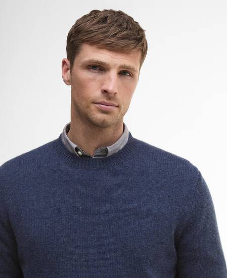 Covent Crew Neck Jumper Navy Marl
