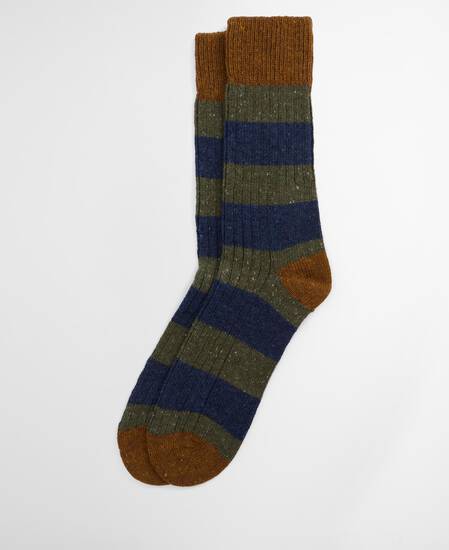 Houghton Stripe Socks Thyme