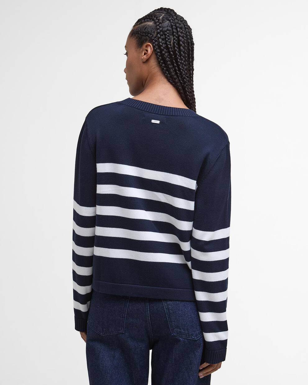 Demi Striped Crew Neck Jumper