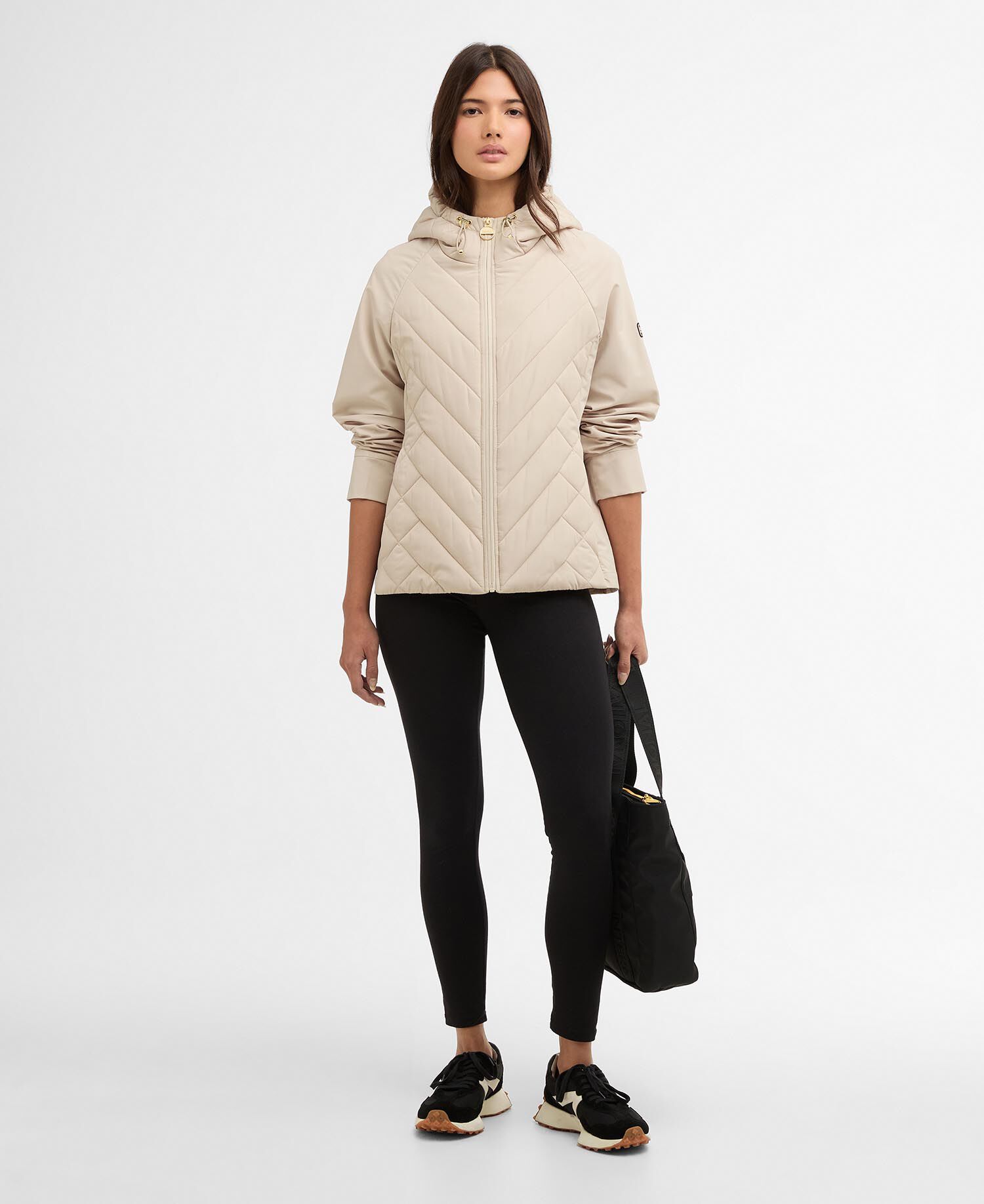 Dakota Quilted Sweatshirt Cement