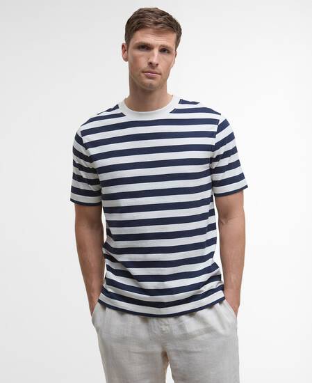 Charlton Relaxed Striped T-Shirt Navy