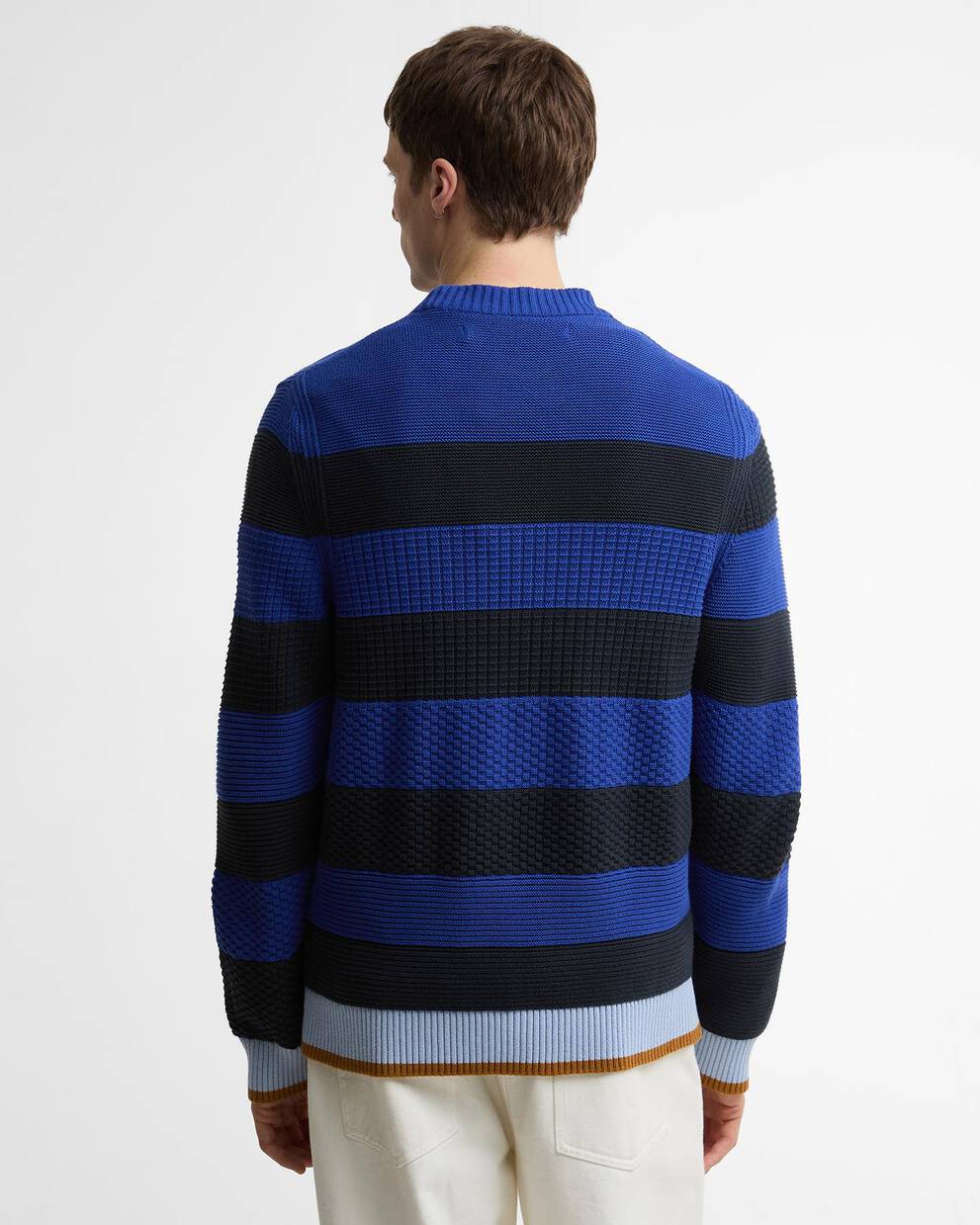 Paul Smith Loves Barbour Southwold Striped Crew Neck Jumper