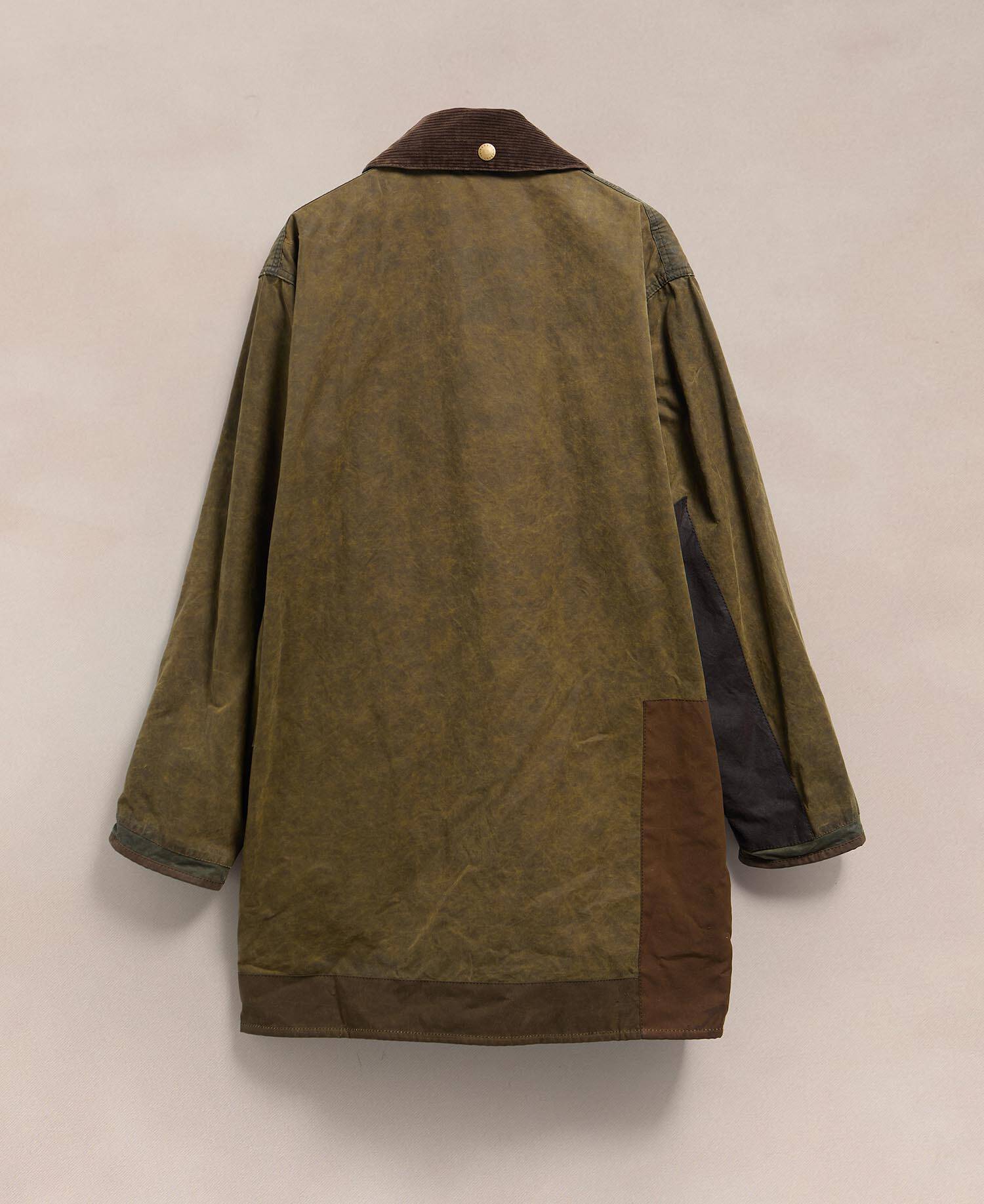 Barbour Re-loved Supa Men's Border Waxed Jacket - Size 42 image number 1