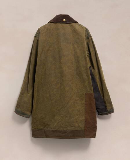 Barbour Re-loved Supa Men's Border Waxed Jacket - Size 42