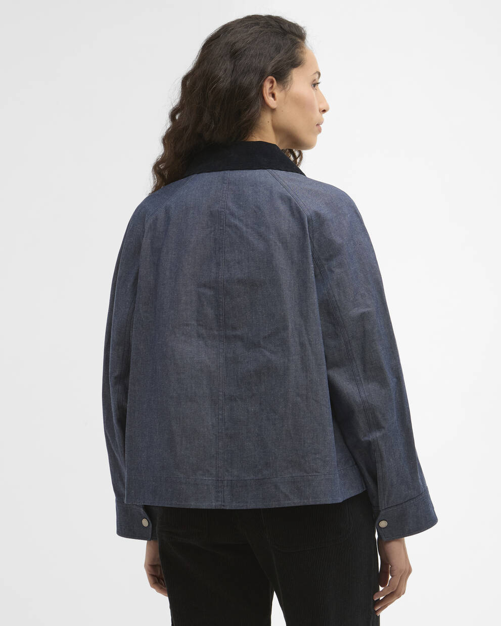 Barbour x ARKET Kokos Dry Wax Denim Jacket