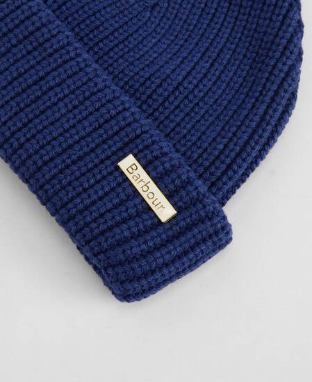 Mosely Fisherman Beanie Inky Blue