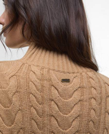 Mini-abito in maglia Belford Military Brown