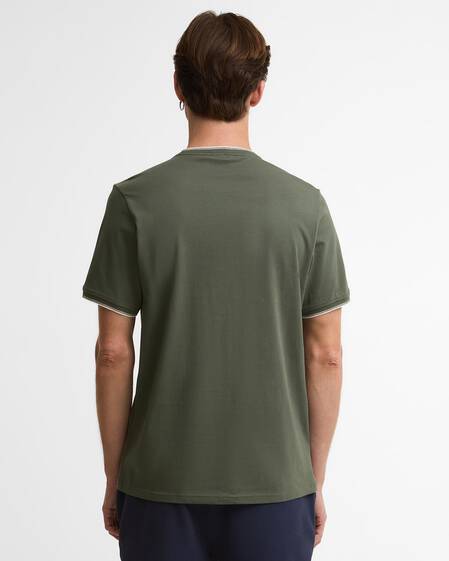 Ashmann Tipped T-Shirt Thyme