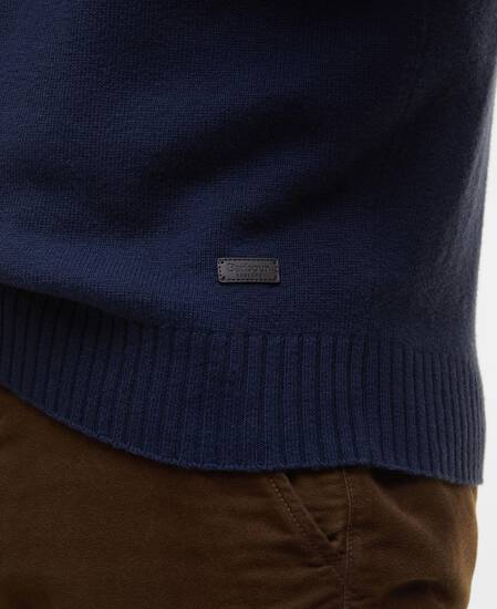 Kelson V-Neck Jumper Navy