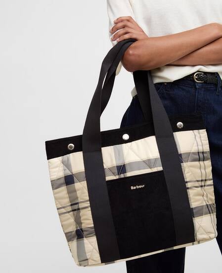 Healy Quilted Tote Bag Dress Indigo