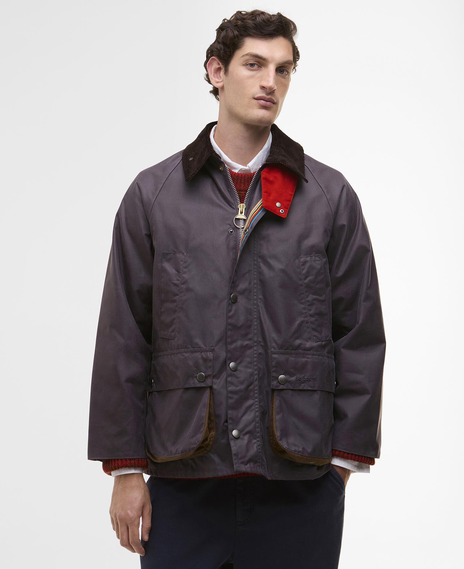 Buy Paul Smith loves Barbour Oversized Bedale Waxed Jacket for N/A