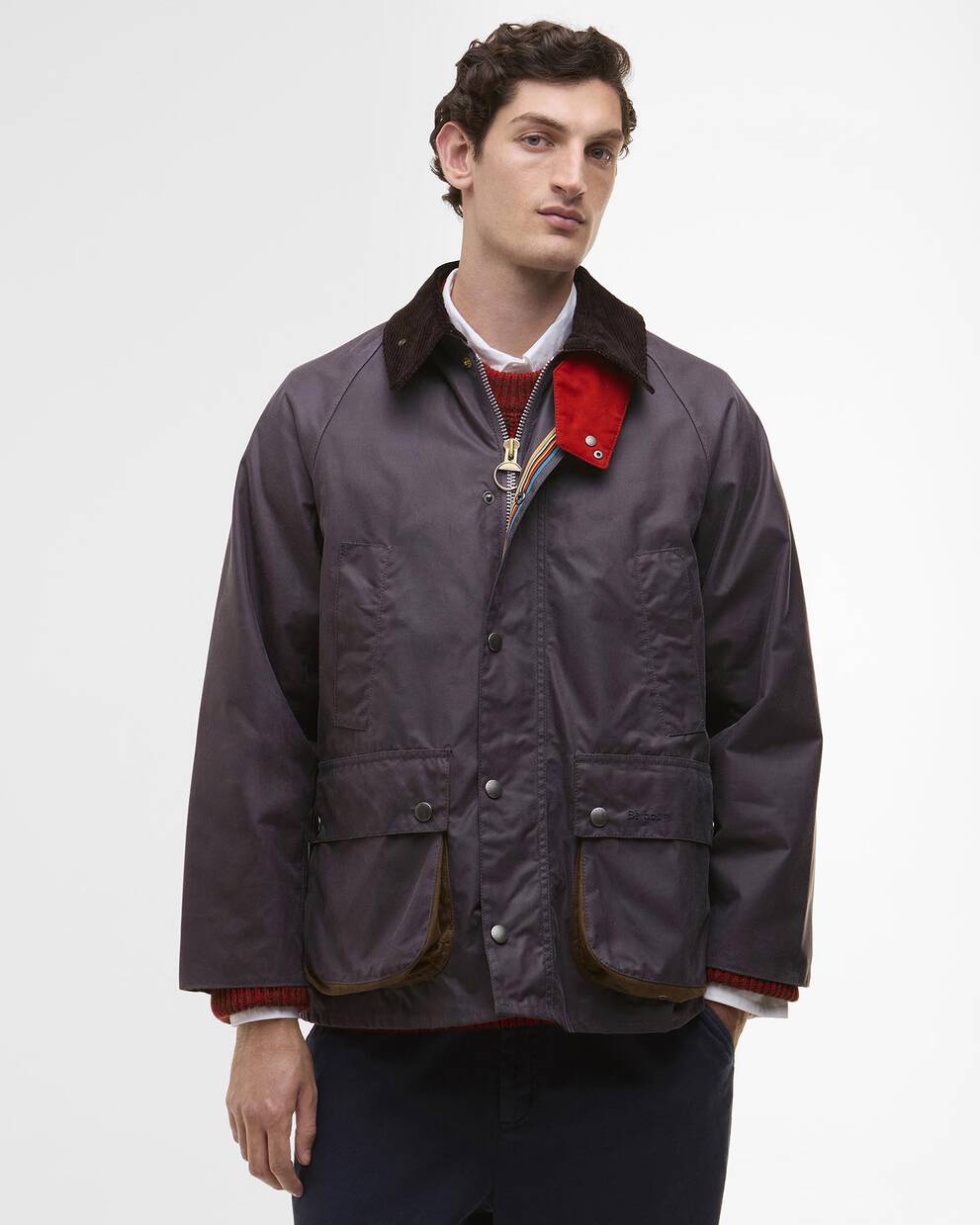 Paul Smith loves Barbour Oversized Bedale Waxed Jacket