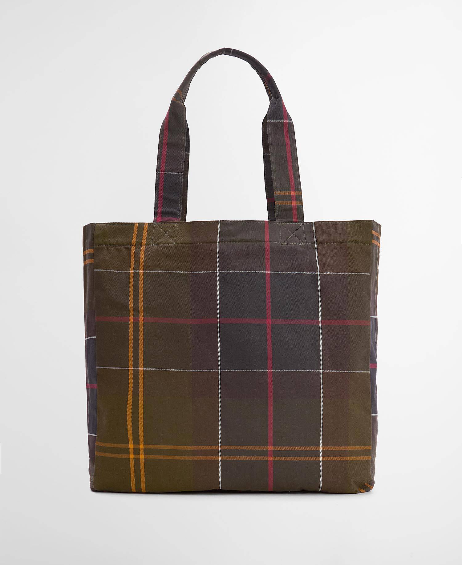 Borsa tote Telfield in tartan image number 2